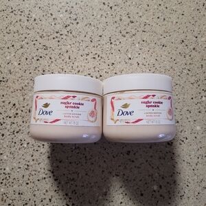 2 Dove Sugar Cookie Sprinkle Limited Edition Body Scrub 15 oz Each